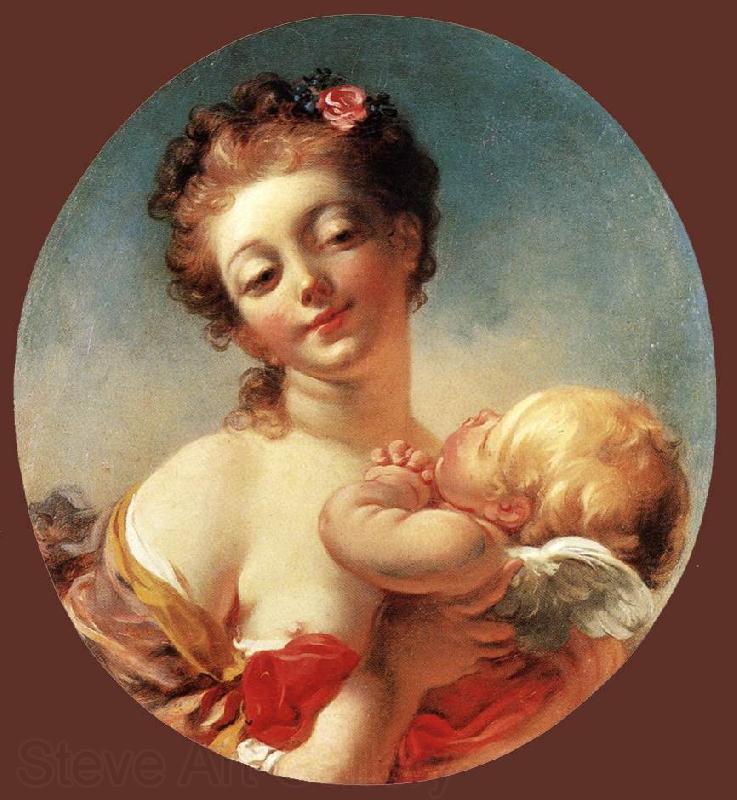 Jean Honore Fragonard Venus and Cupid